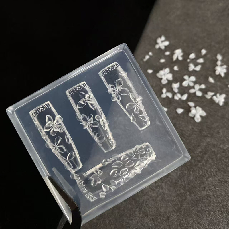 Resin Art Template - **1PC 3D Flowers Nail Mold DIY