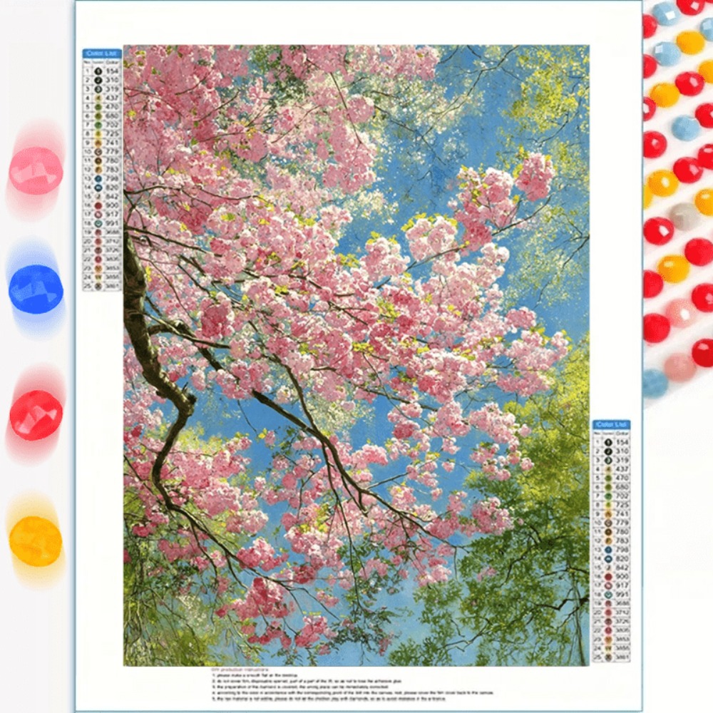 Resin Art Work - Full Square Diamond,No FrameA 5D Diamond