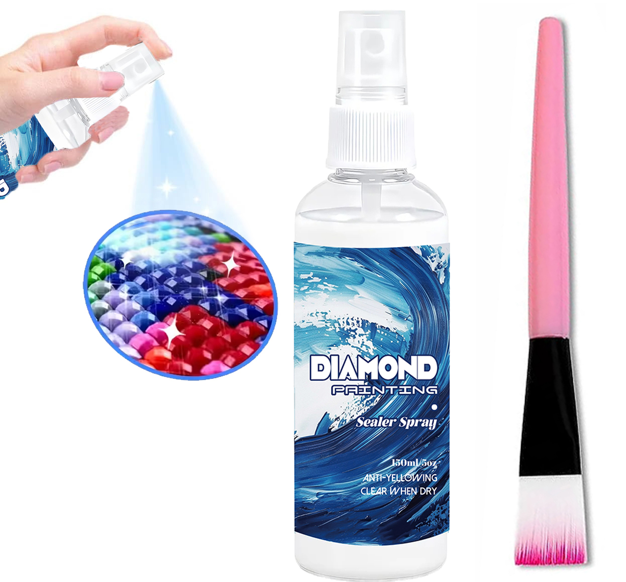 150ml Diamond Painting Sealant - Resin Art Work ulasan dan harga