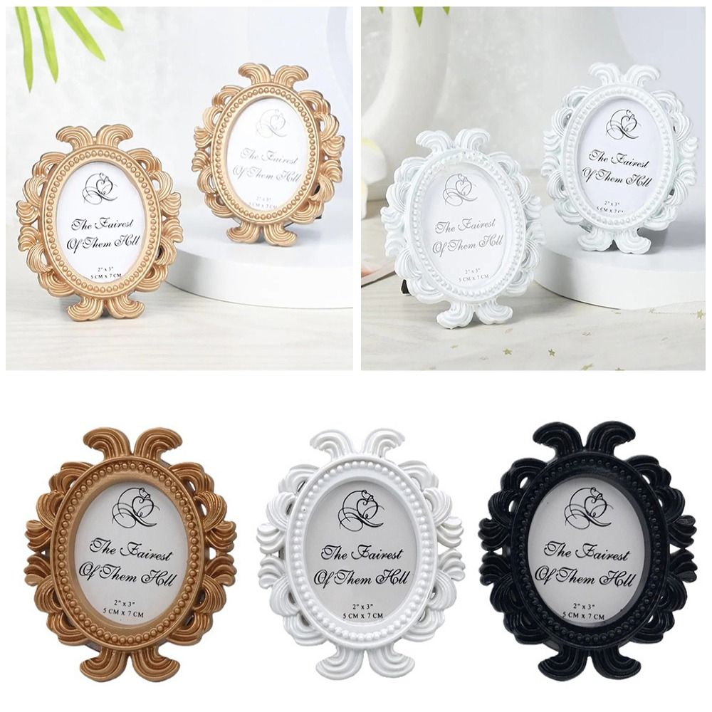 Exquisite Resin Material Oval  - Resin Art Photo Frame ulasan dan harga