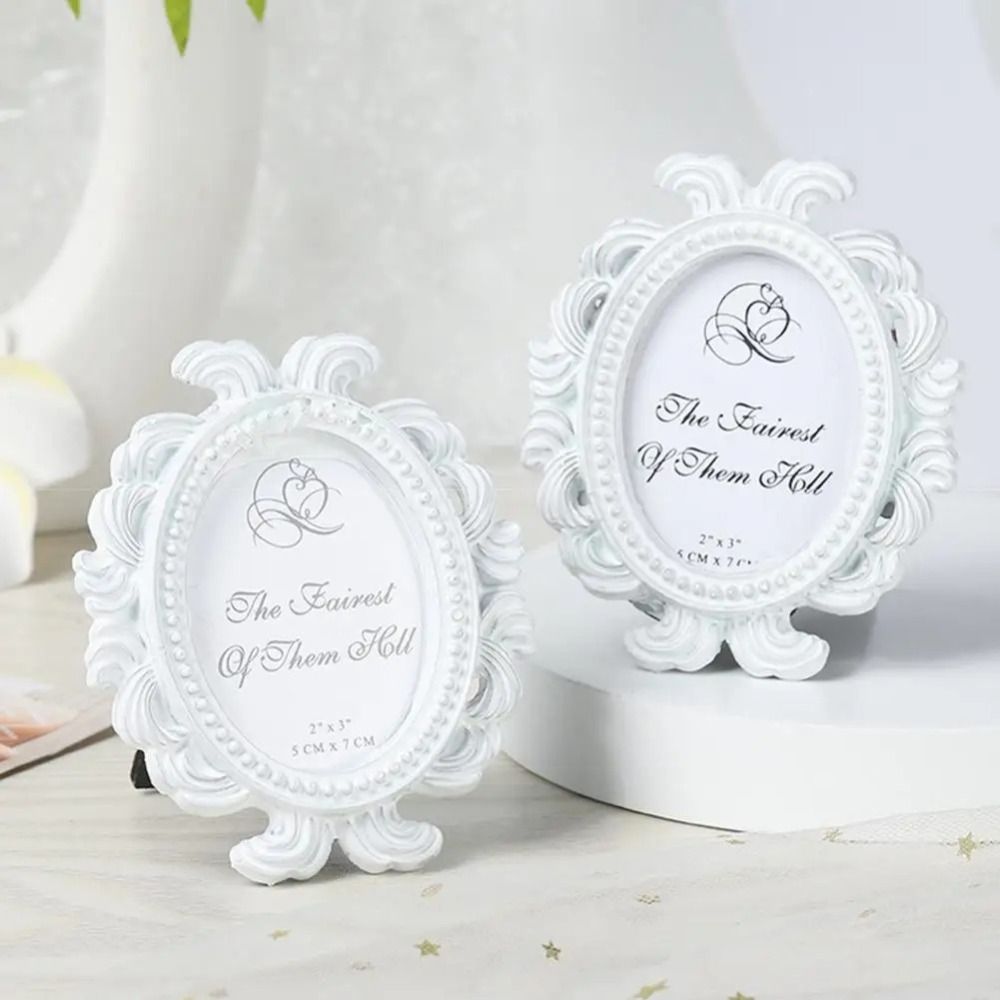 Exquisite Resin Material Oval  - Resin Art Photo Frame ulasan dan harga