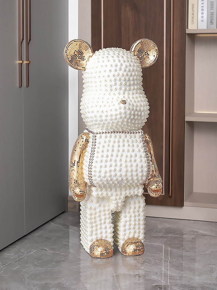 Cartoon Bear Ornament Home Dec - Resin Art In Floor ulasan dan harga