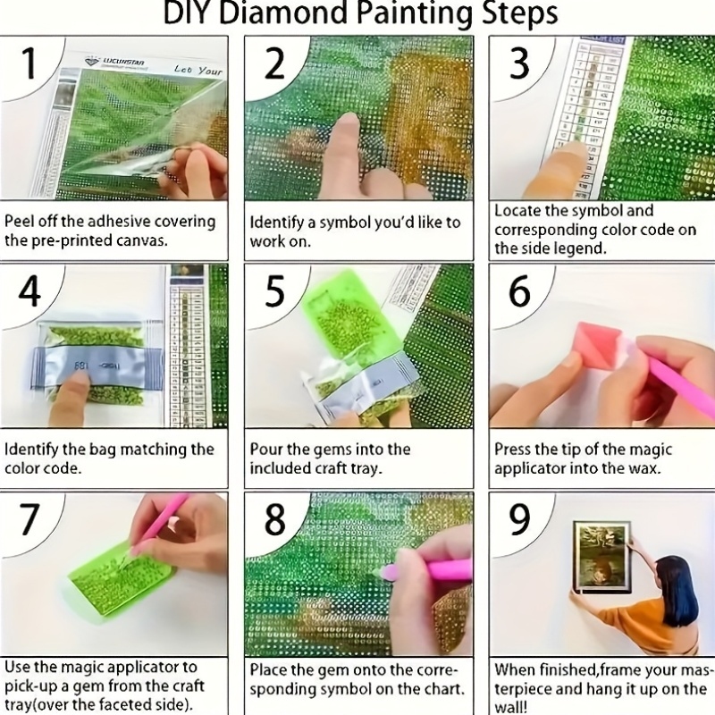 Diamond Painting Kit, Castle a - Resin Art Work ulasan dan harga