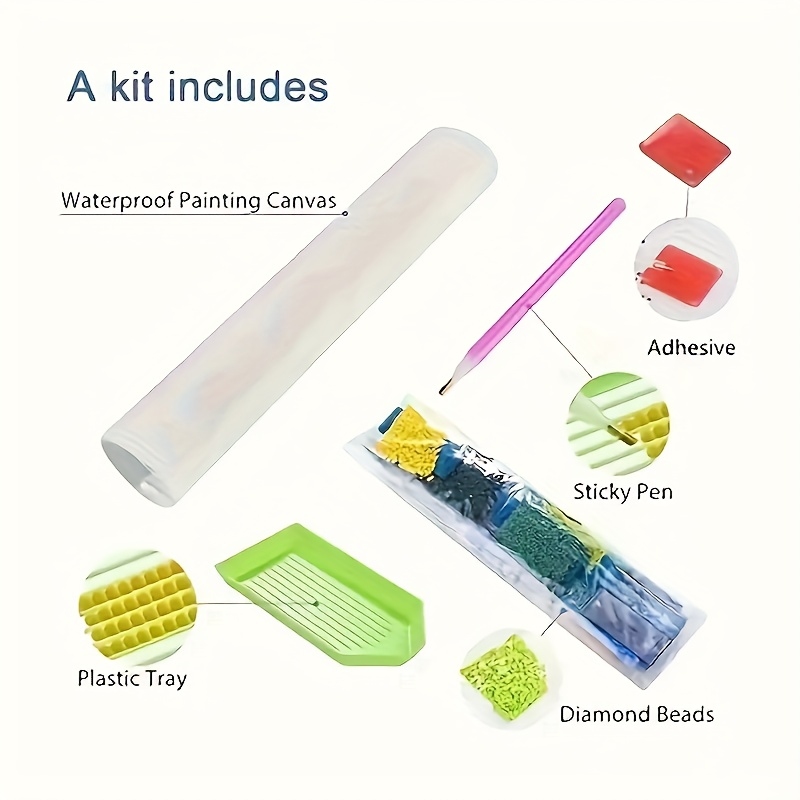 Diamond Painting Kit, Castle a - Resin Art Work ulasan dan harga