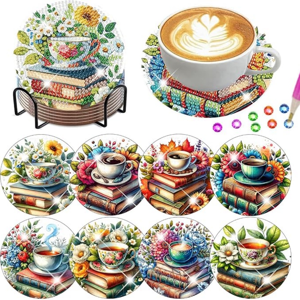 8PCS/DIY Diamond Art Painting  - Resin Art Book ulasan dan harga