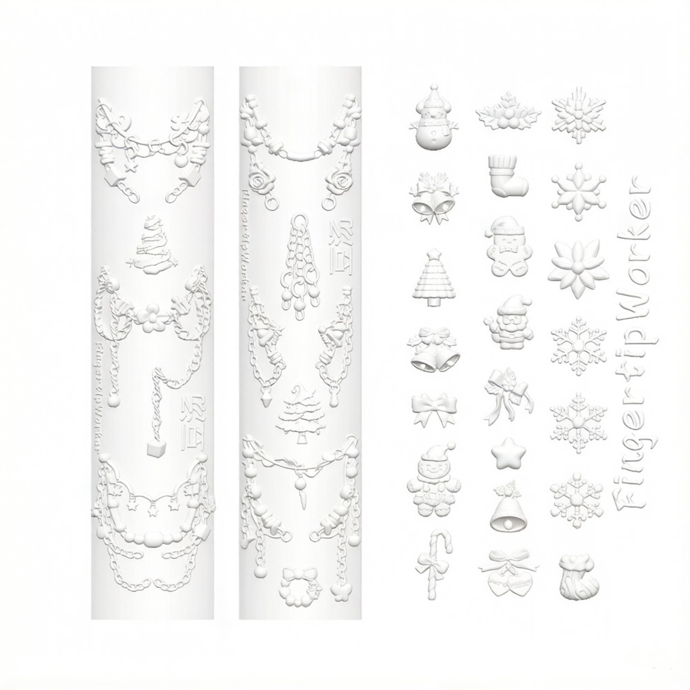 Christmas 3D Silicone Mold for - Resin Art Template ulasan dan harga