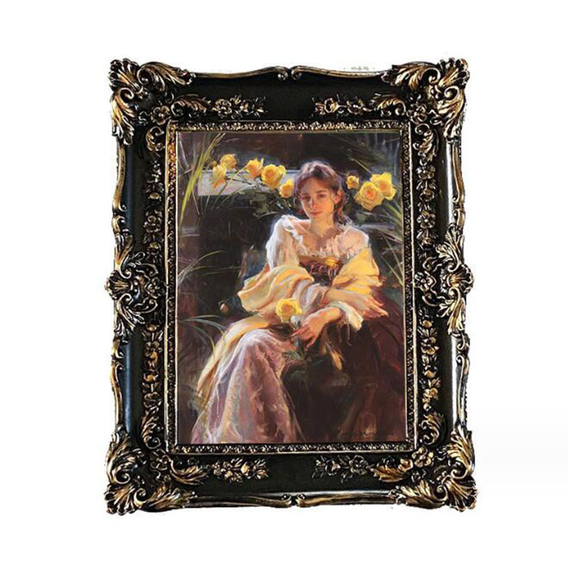 Eurpean Style Resin Relief Flo - Resin Art Photo Frame ulasan dan harga