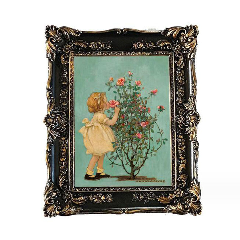 Eurpean Style Resin Relief Flo - Resin Art Photo Frame ulasan dan harga