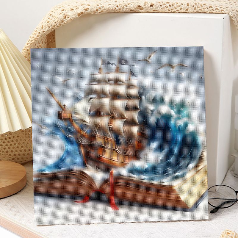 SDOYUNO Diy Diamond Mosaic Boo - Resin Art Book ulasan dan harga
