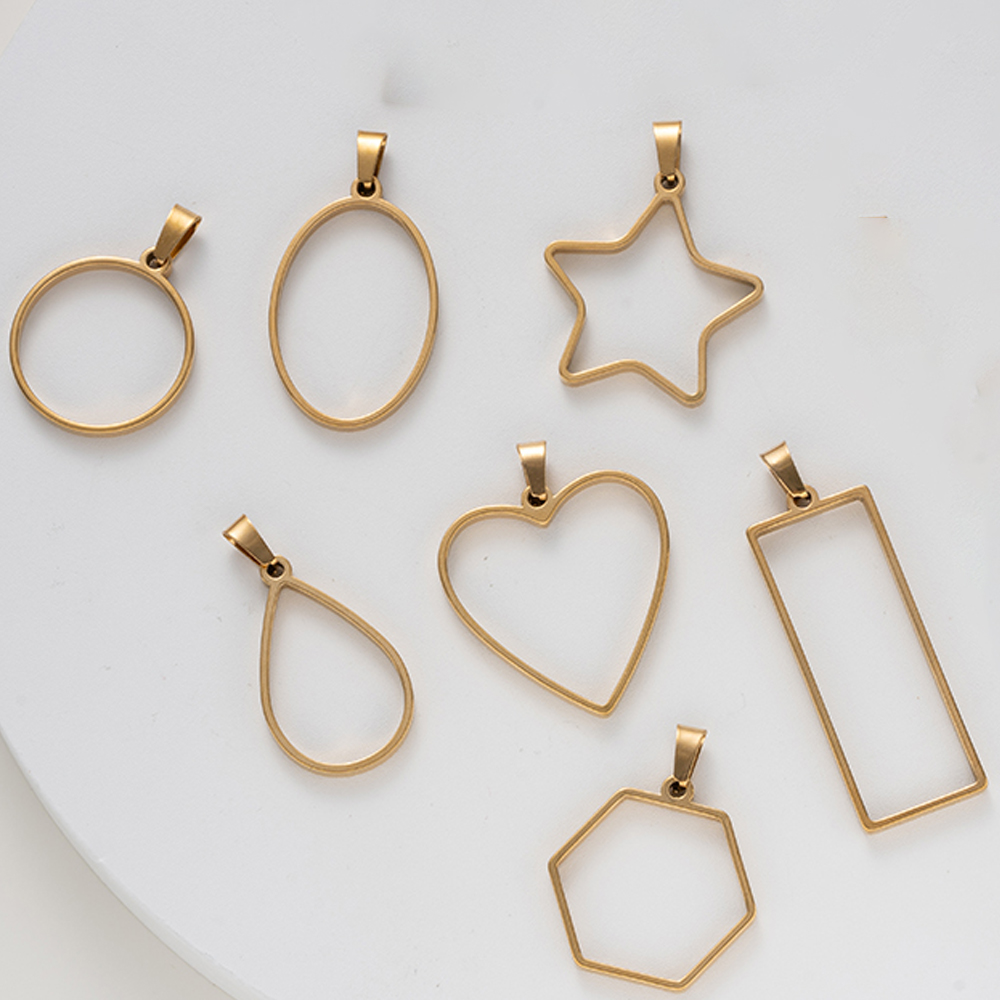 5pcs Stainless Steel Open Back - Resin Art Jewellery Kit ulasan dan harga