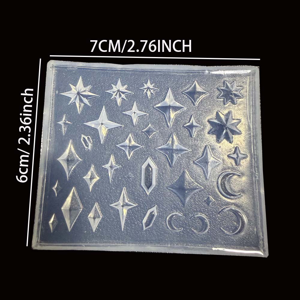 Celestial Star Moon Diamond Si - Resin Art Template ulasan dan harga