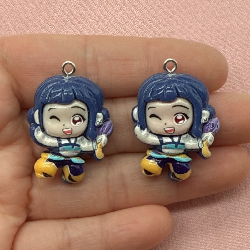 10pcs resin cartoon pendant, D - Resin Art Jewellery Kit ulasan dan harga