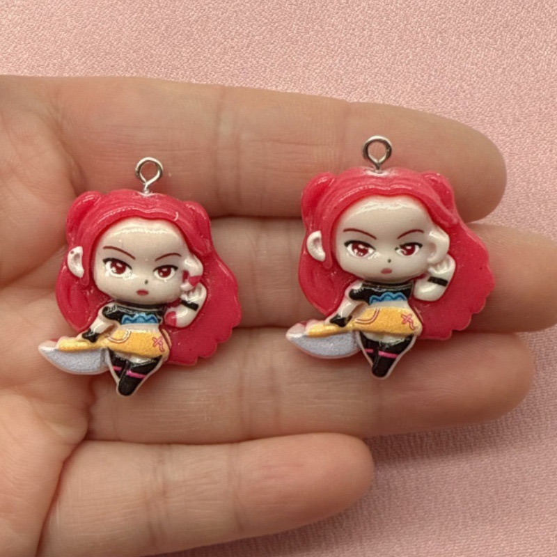 10pcs resin cartoon pendant, D - Resin Art Jewellery Kit ulasan dan harga