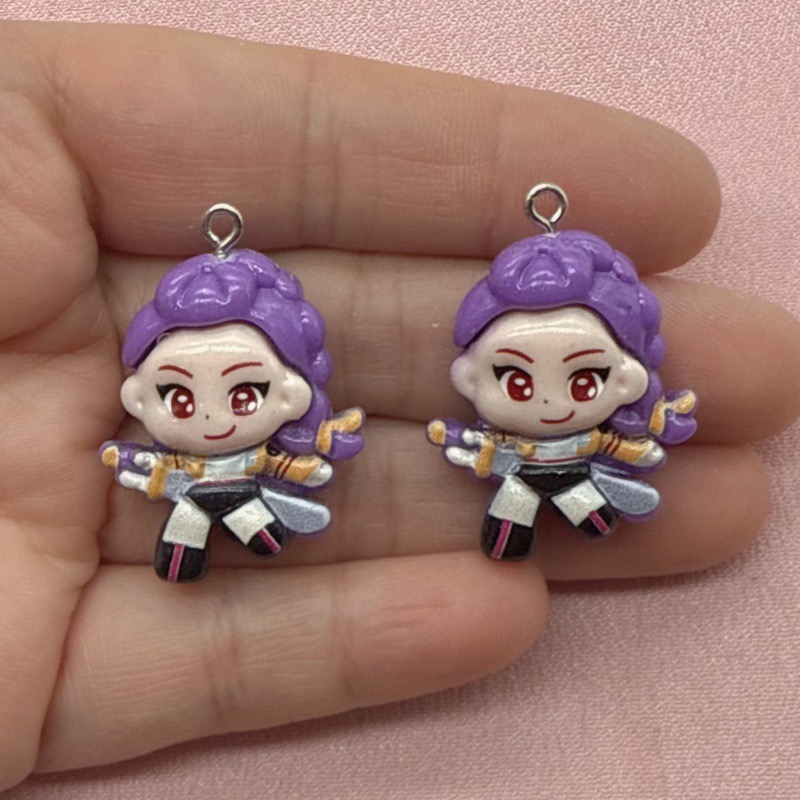 10pcs resin cartoon pendant, D - Resin Art Jewellery Kit ulasan dan harga