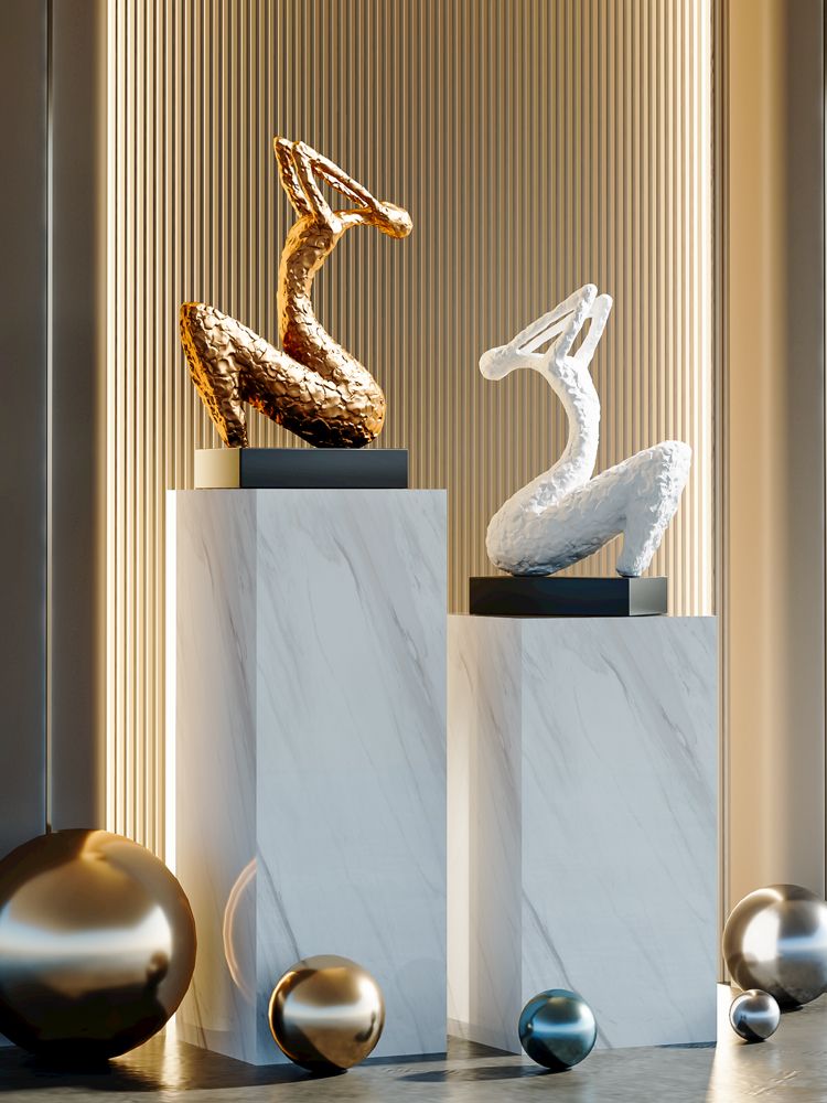 Home Decor Sculpture Creative  - Resin Art In Floor ulasan dan harga