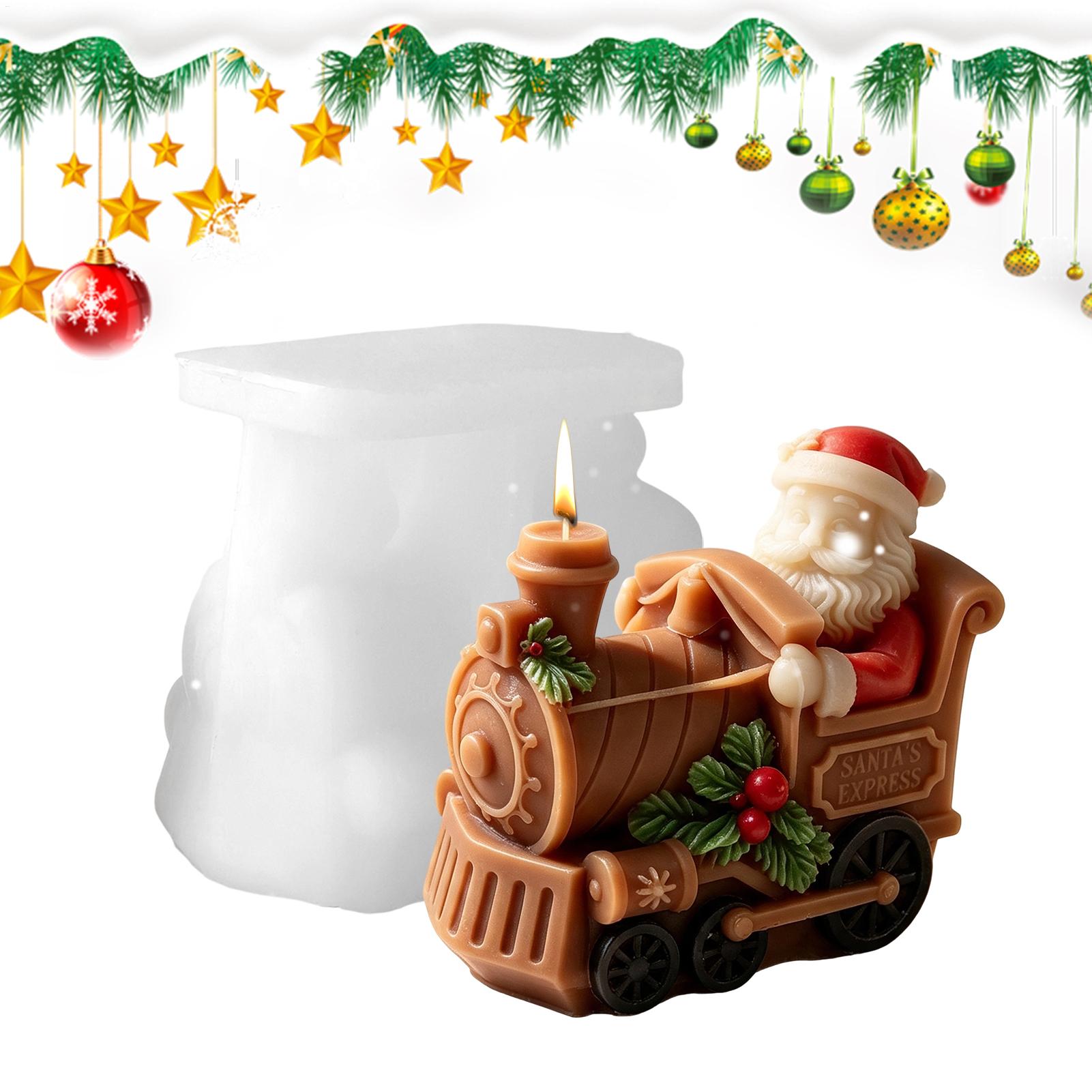 Christmas Candle Mold Train Sh - Resin Artist ulasan dan harga
