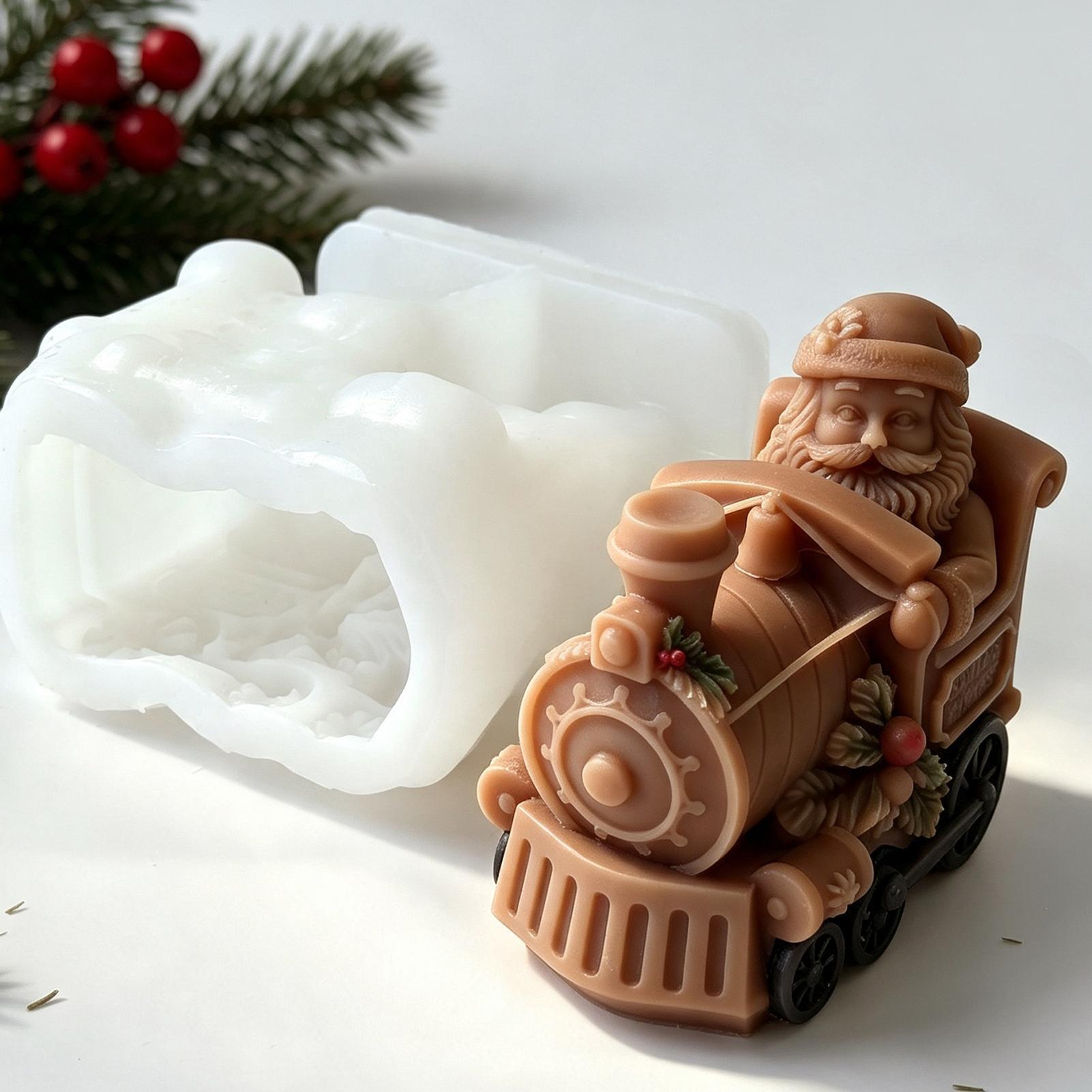 Christmas Candle Mold Train Sh - Resin Artist ulasan dan harga