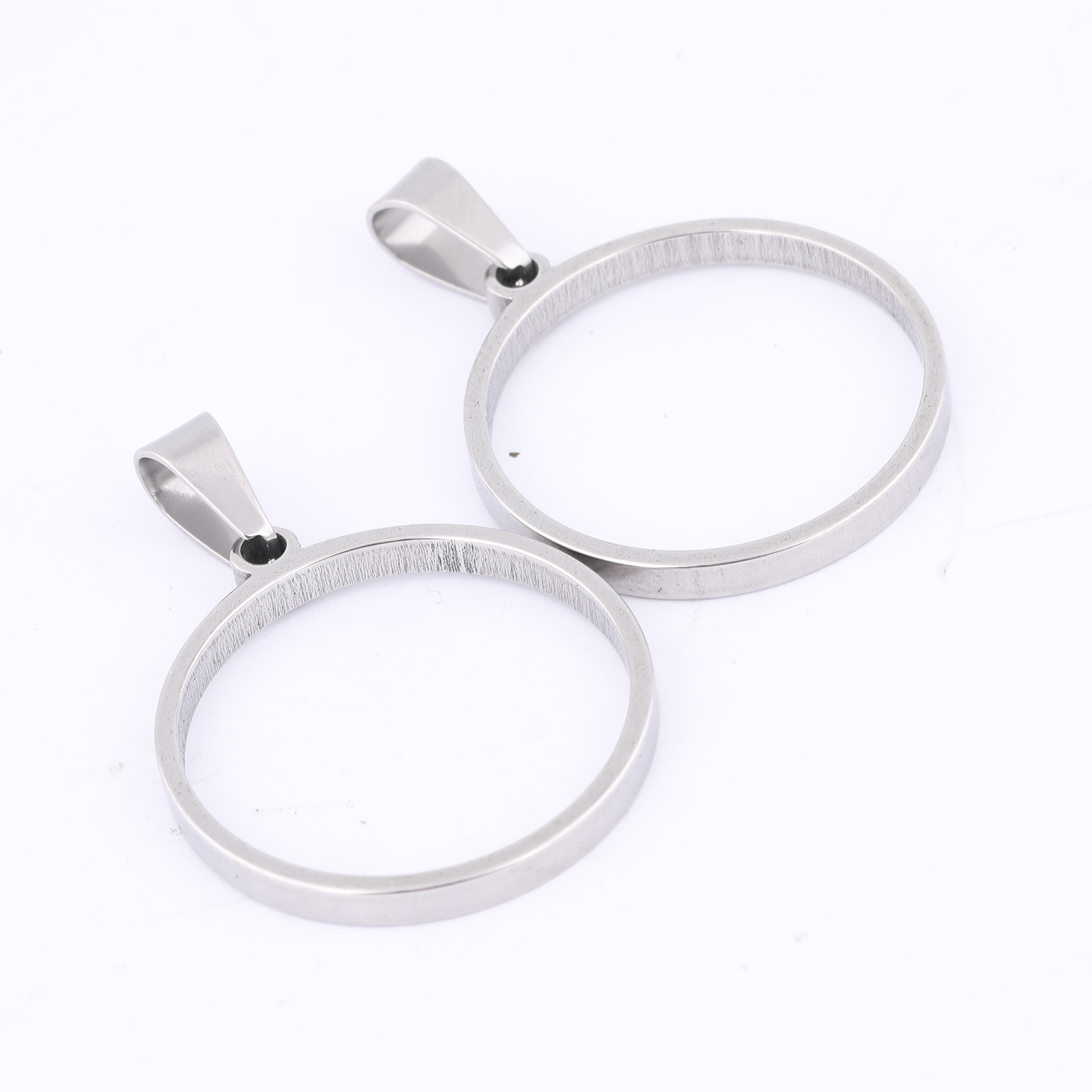 10pcs 25mm Round Open Bezel Ch - Resin Art Jewellery Kit ulasan dan harga
