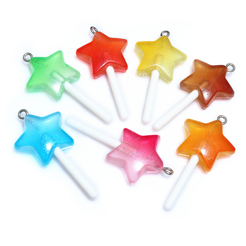 10pcs Resin Pendants Shiny Rou - Resin Art Jewellery Kit ulasan dan harga