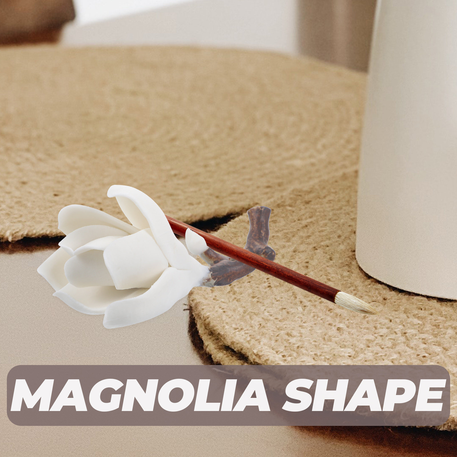 Resin Magnolia Shaped Brush Pe - Resin Artist ulasan dan harga