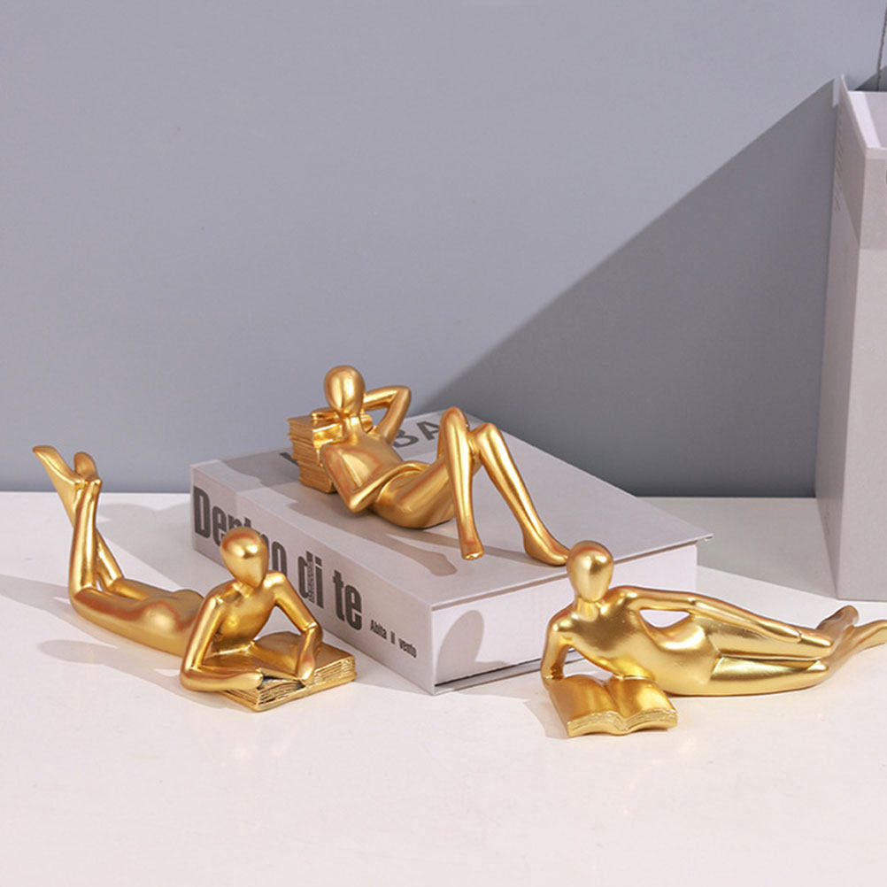 Delicate Reader Ornament Abstr - Resin Art Book ulasan dan harga