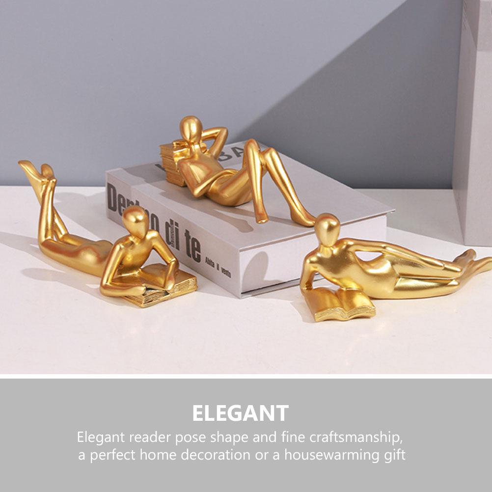 Delicate Reader Ornament Abstr - Resin Art Book ulasan dan harga