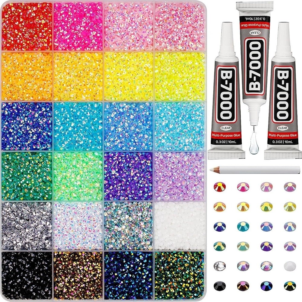 Hot Multicolor Resin Rhineston - Resin Art Work ulasan dan harga