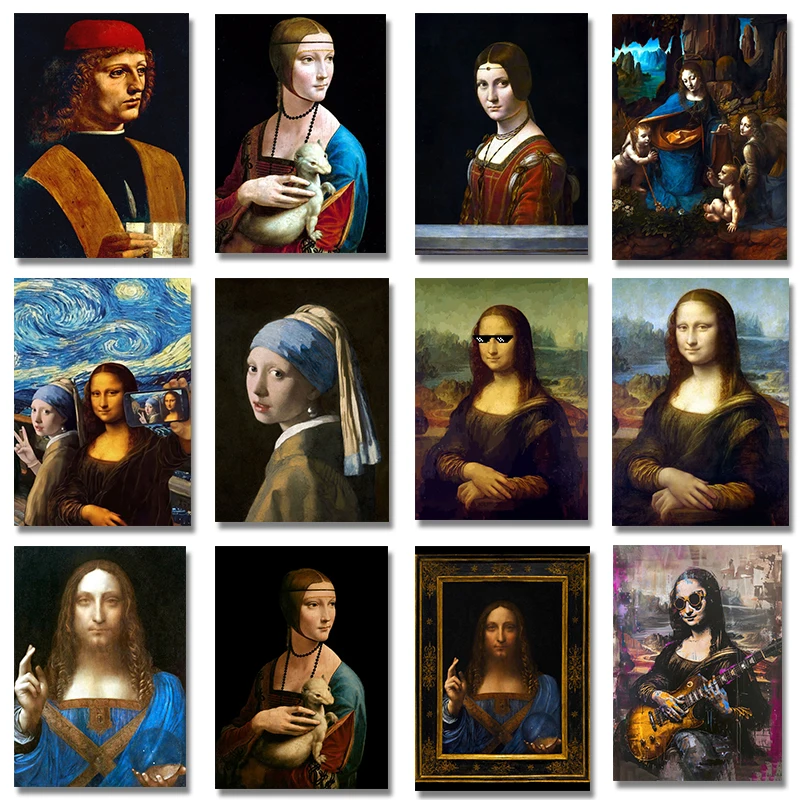 Famous Leonardo Da Vinci Artwo - Resin Art Work ulasan dan harga