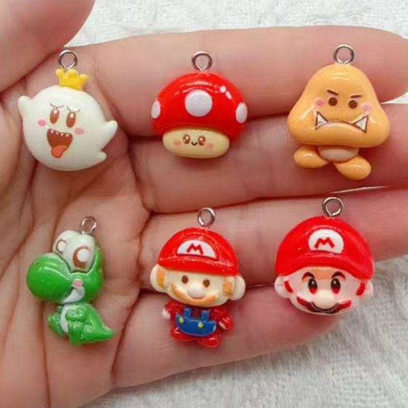 10pcs resin cartoon pendant, D - Resin Art Jewellery Kit ulasan dan harga