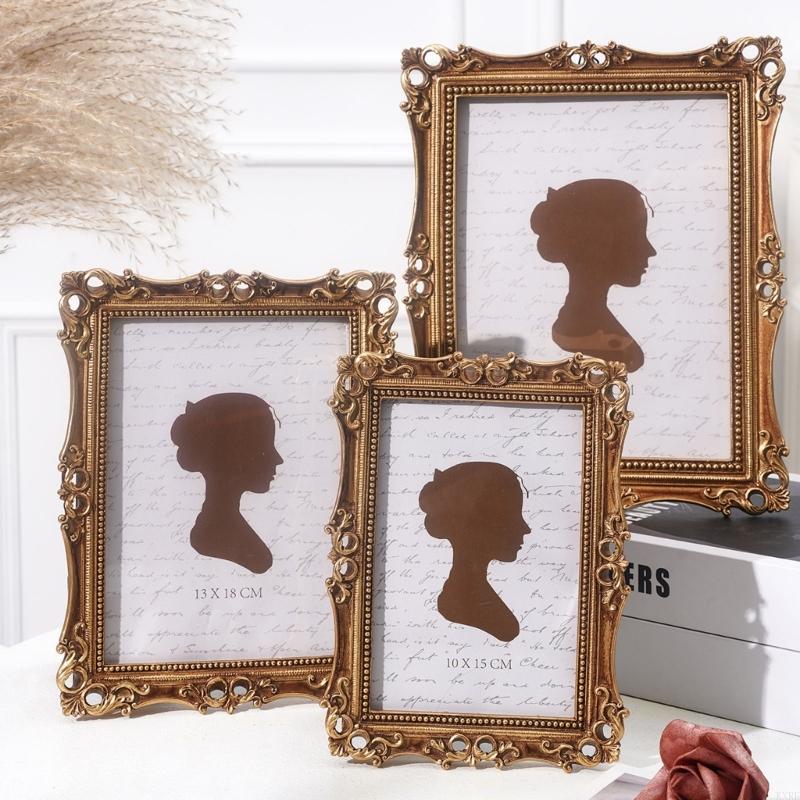 Retro Picture Frame,Mini Antiq - Resin Art Photo Frame ulasan dan harga