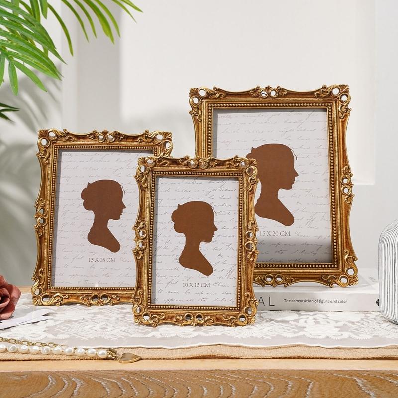 Retro Picture Frame,Mini Antiq - Resin Art Photo Frame ulasan dan harga