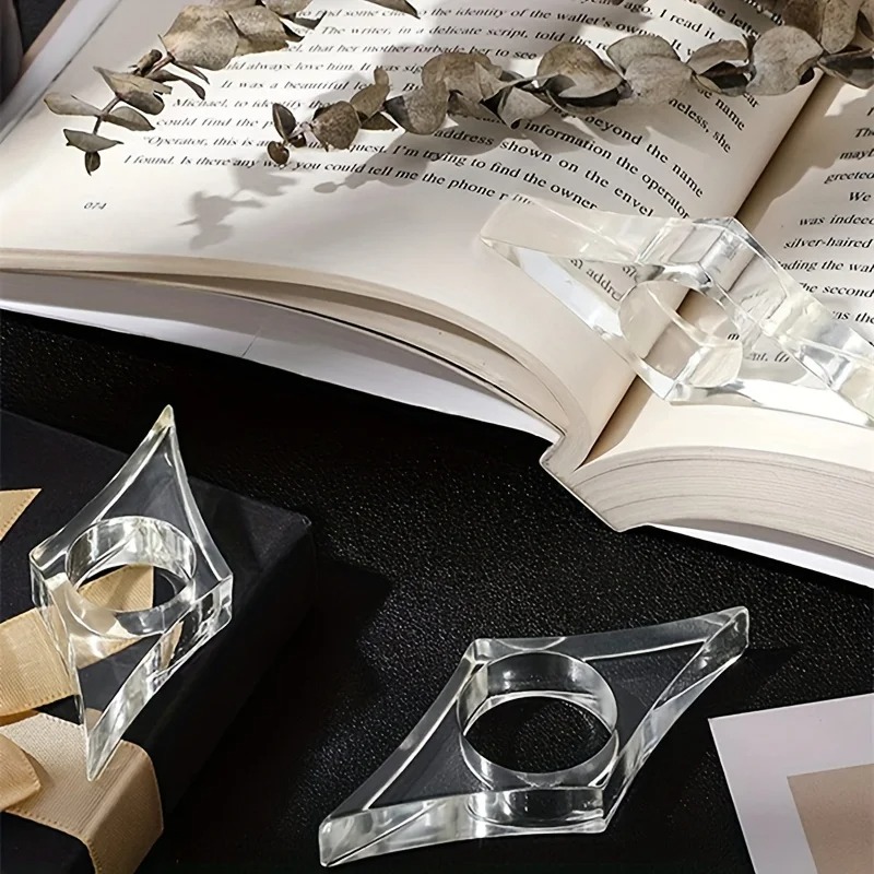 1PC Creative Resin Thumb Book  - Resin Art Book ulasan dan harga