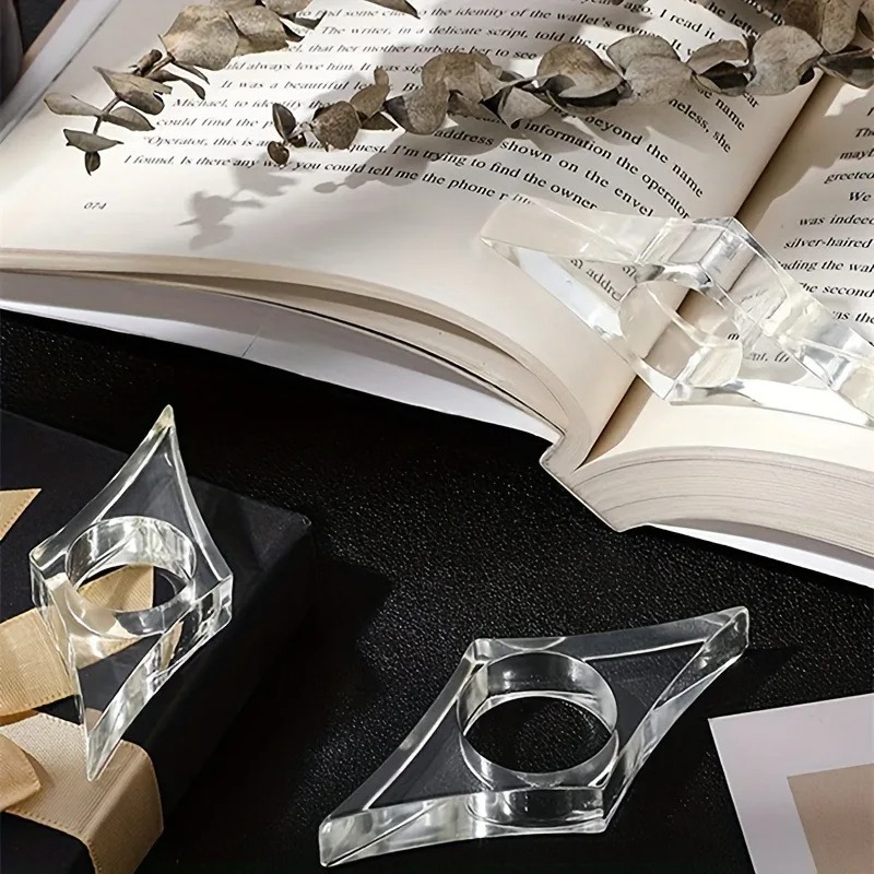 1PC Creative Resin Thumb Book  - Resin Art Book ulasan dan harga