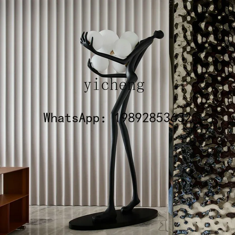 T4  humanoid art sculpture bal - Resin Art In Floor ulasan dan harga